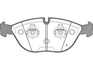 OPEN PARTS BPA0597.00 stabdžių trinkelių rinkinys, diskinis stabdys 
 Techninės priežiūros dalys -> Papildomas remontas
3B7698151, 8D0698151D, 8N0698151D