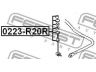 FEBEST 0223-R20R šarnyro stabilizatorius 
 Ašies montavimas/vairavimo mechanizmas/ratai -> Stabilizatorius/fiksatoriai -> Savaime išsilyginanti atrama
56113-0F000, 56260-0F001