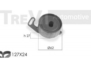 TREVI AUTOMOTIVE KD1241 paskirstymo diržo komplektas 
 Techninės priežiūros dalys -> Papildomas remontas