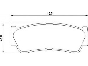 MAGNETI MARELLI 363700201672 stabdžių trinkelių rinkinys, diskinis stabdys 
 Techninės priežiūros dalys -> Papildomas remontas
583022BA00, 583022BA20