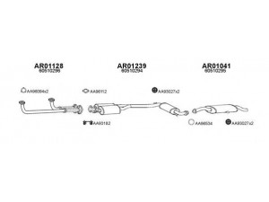VENEPORTE 010044 išmetimo sistema 
 Išmetimo sistema -> Išmetimo sistema, visa
