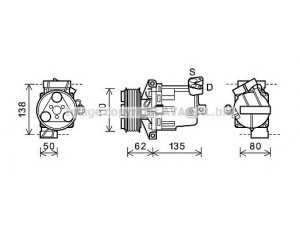 AVA QUALITY COOLING DNK342 kompresorius, oro kondicionierius 
 Oro kondicionavimas -> Kompresorius/dalys
92600CJ700, 92600CJ70A, 92600CJ70B