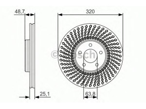 BOSCH 0 986 479 680 stabdžių diskas 
 Stabdžių sistema -> Diskinis stabdys -> Stabdžių diskas