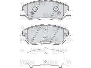VALEO 598937 stabdžių trinkelių rinkinys, diskinis stabdys 
 Techninės priežiūros dalys -> Papildomas remontas
58101-2BA10, 58101-2PA70, 58101-2WA70