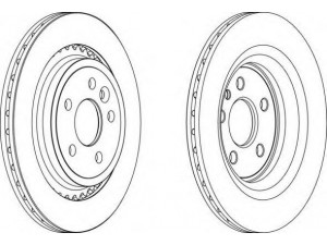 FERODO DDF1681 stabdžių diskas 
 Dviratė transporto priemonės -> Stabdžių sistema -> Stabdžių diskai / priedai
30736316, 30769060