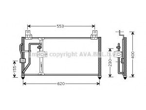 AVA QUALITY COOLING KA5094 kondensatorius, oro kondicionierius 
 Oro kondicionavimas -> Kondensatorius
OK9B361480