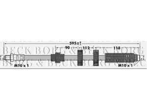 BORG & BECK BBH6835 stabdžių žarnelė 
 Stabdžių sistema -> Stabdžių žarnelės
480695, 480695, 4806.95