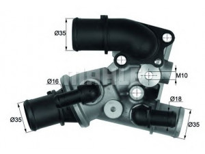 MAHLE ORIGINAL TI 121 80D termostatas, aušinimo skystis 
 Aušinimo sistema -> Termostatas/tarpiklis -> Thermostat
46470837