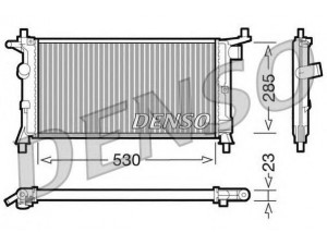 DENSO DRM20037 radiatorius, variklio aušinimas 
 Aušinimo sistema -> Radiatorius/alyvos aušintuvas -> Radiatorius/dalys
1300149, 90410047, 1300149, 90410047