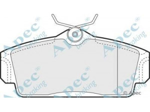 APEC braking PAD1082 stabdžių trinkelių rinkinys, diskinis stabdys 
 Techninės priežiūros dalys -> Papildomas remontas
410602F525, 410602F526, 410602F527