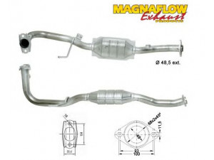 MAGNAFLOW 78015 katalizatoriaus keitiklis 
 Išmetimo sistema -> Katalizatoriaus keitiklis
174100D030