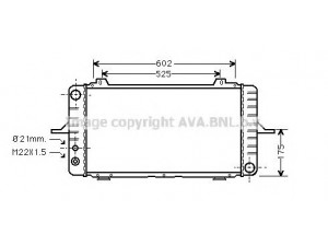 AVA QUALITY COOLING FD2189 radiatorius, variklio aušinimas 
 Aušinimo sistema -> Radiatorius/alyvos aušintuvas -> Radiatorius/dalys
V92AB8005AA, V92AB8005AC