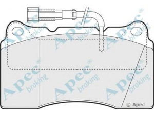 APEC braking PAD1050 stabdžių trinkelių rinkinys, diskinis stabdys 
 Techninės priežiūros dalys -> Papildomas remontas
0009948030, 773363336, 77362226