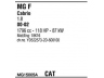 FONOS MG15005A išmetimo sistema 
 Išmetimo sistema -> Išmetimo sistema, visa