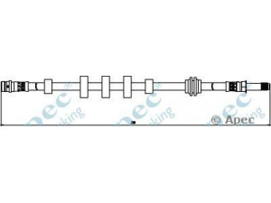 APEC braking HOS3844 stabdžių žarnelė 
 Stabdžių sistema -> Stabdžių žarnelės
8K0611707D, 8K0611707E