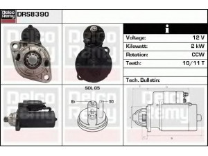 DELCO REMY DRS8390 starteris 
 Elektros įranga -> Starterio sistema -> Starteris
1111210, 1147432, YM2111000BA, YM2111000BB