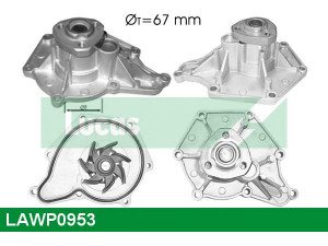 LUCAS ENGINE DRIVE LAWP0953 vandens siurblys 
 Aušinimo sistema -> Vandens siurblys/tarpiklis -> Vandens siurblys
06E121005D, 06E121005F, 06E121005N