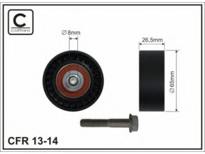 CAFFARO 13-14 įtempiklio skriemulys, V formos rumbuotas diržas 
 Diržinė pavara -> V formos rumbuotas diržas/komplektas -> Įtempiklio skriemulys
46441096, 7778564, 46441096, 7778564