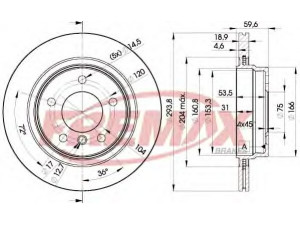 FREMAX BD-5563 stabdžių diskas 
 Stabdžių sistema -> Diskinis stabdys -> Stabdžių diskas
3421 1 165 563