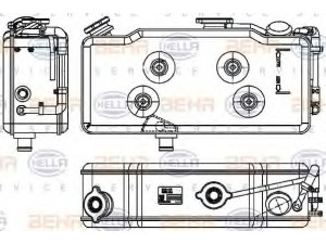 HELLA 8MA 376 737-021 išsiplėtimo bakelis, aušinimo skystis
500 615 58 01, 50 06 155 801, 5006155801