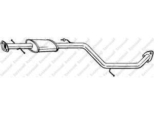 BOSAL 283-843 vidurinis duslintuvas 
 Išmetimo sistema -> Duslintuvas
28650-28010, 28650-28020, 28650-28021