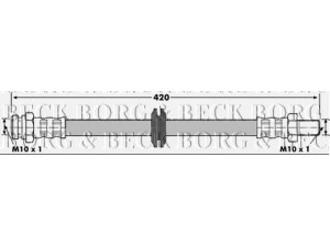 BORG & BECK BBH7065 stabdžių žarnelė 
 Stabdžių sistema -> Stabdžių žarnelės
0K9A243980A