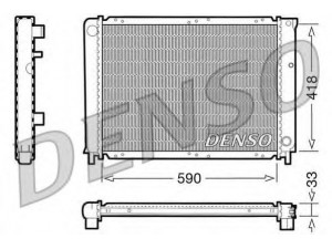 DENSO DRM33031 radiatorius, variklio aušinimas 
 Aušinimo sistema -> Radiatorius/alyvos aušintuvas -> Radiatorius/dalys
3547154, 8603854