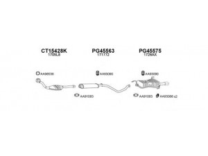 VENEPORTE 450485 išmetimo sistema 
 Išmetimo sistema -> Išmetimo sistema, visa