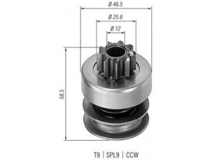 MAGNETI MARELLI 940113020440 krumpliaratis, starteris