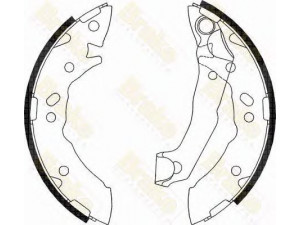 Brake ENGINEERING SH2550 stabdžių trinkelių komplektas 
 Techninės priežiūros dalys -> Papildomas remontas
5830522A01