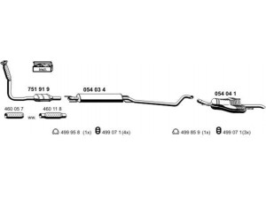 ERNST 050530 išmetimo sistema 
 Išmetimo sistema -> Išmetimo sistema, visa