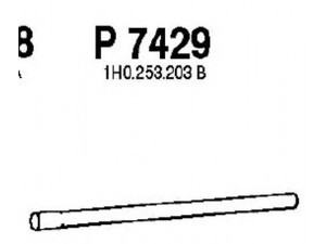 FENNO P7429 išleidimo kolektorius 
 Išmetimo sistema -> Išmetimo vamzdžiai
1H0253203B, 357253203B