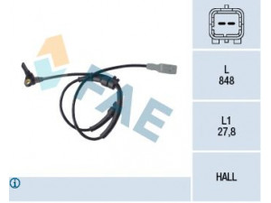FAE 78087 jutiklis, rato greitis 
 Elektros įranga -> Jutikliai
1493883080, 1493883080, 14.938.830.80