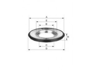 UNIFLUX FILTERS XA347 oro filtras 
 Techninės priežiūros dalys -> Techninės priežiūros intervalai
B 366-13Z40, B 366-13Z40-9A, B366-13-Z40