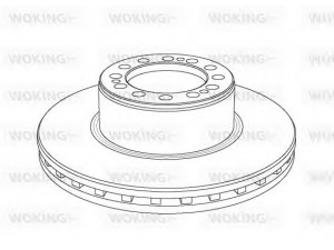 WOKING NSA1079.20 stabdžių diskas 
 Stabdžių sistema -> Diskinis stabdys -> Stabdžių diskas
4079000500, 4079000501, 4079000502
