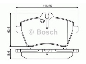 BOSCH 0 986 495 273 stabdžių trinkelių rinkinys, diskinis stabdys 
 Techninės priežiūros dalys -> Papildomas remontas
169 420 02 20, 169 420 03 20, 169 420 07 20