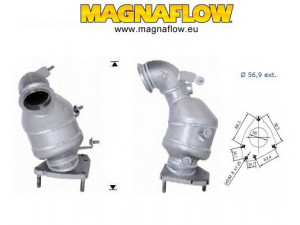 MAGNAFLOW 65813D katalizatoriaus keitiklis 
 Išmetimo sistema -> Katalizatoriaus keitiklis
55559633, 850242