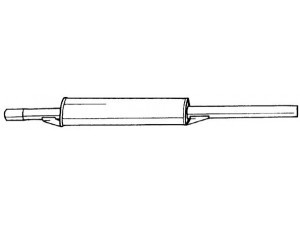AKS DASIS SG20415 vidurinis duslintuvas