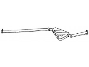 AKS DASIS SG12447 vidurinis duslintuvas