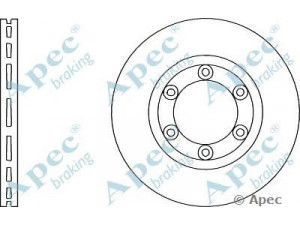 APEC braking DSK3037 stabdžių diskas 
 Dviratė transporto priemonės -> Stabdžių sistema -> Stabdžių diskai / priedai
UG523325X