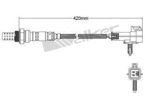 WALKER PRODUCTS 250-24704 lambda jutiklis 
 Variklis -> Variklio elektra
12612459, 12612459