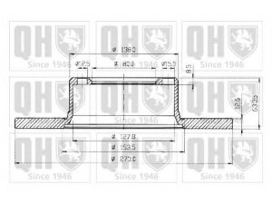QUINTON HAZELL BDC1059 stabdžių diskas 
 Dviratė transporto priemonės -> Stabdžių sistema -> Stabdžių diskai / priedai
115 420 0272, 115 421 1312
