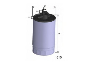 MISFAT M427 kuro filtras 
 Techninės priežiūros dalys -> Papildomas remontas
13327785350, 13327787825, 813030