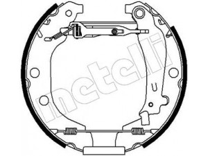 METELLI 51-0078 stabdžių trinkelių komplektas 
 Techninės priežiūros dalys -> Papildomas remontas