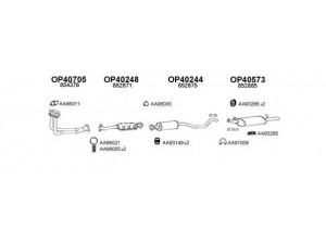 VENEPORTE 400350 išmetimo sistema 
 Išmetimo sistema -> Išmetimo sistema, visa