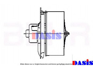 AKS DASIS 740290N vidaus pūtiklis 
 Šildymas / vėdinimas -> Orpūtė/dalys
0018300408, A0018300408