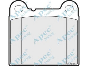 APEC braking PAD716 stabdžių trinkelių rinkinys, diskinis stabdys 
 Techninės priežiūros dalys -> Papildomas remontas
270166, 2701662, 271336, 2713360