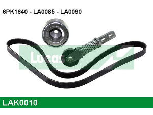 LUCAS ENGINE DRIVE LAK0010 V formos rumbuotas diržas, komplektas 
 Techninės priežiūros dalys -> Techninės priežiūros intervalai
