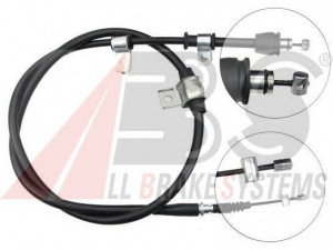 A.B.S. K17177 trosas, stovėjimo stabdys 
 Stabdžių sistema -> Valdymo svirtys/trosai
59760-2F100