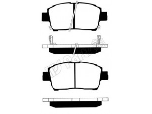 IPS Parts IBD-1203 stabdžių trinkelių rinkinys, diskinis stabdys 
 Techninės priežiūros dalys -> Papildomas remontas
04465-13020, 04465-17101, 04465-52010